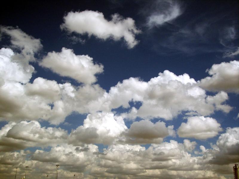 Cumulus clouds