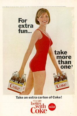 The National Geographic Magazine - Pub. Coca-Cola 1952-1965