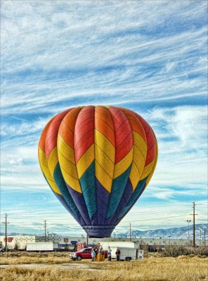 Hot Air Balloon, Lancaster, Ca - in the Mojave Desert