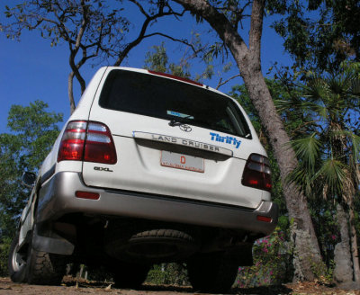 O is for Outback our Landcruiser