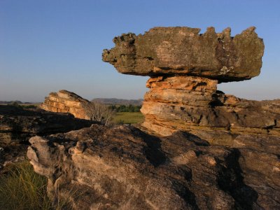 Eroded strata at Ubirr