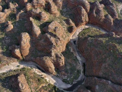 Bungle Bungles Meander from Heliicopter