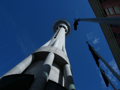 SkyTower Auckland.The tallest building in Southern Hemisphere
