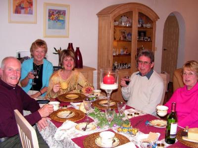 First of the Xmas dinners with friends Dec 05