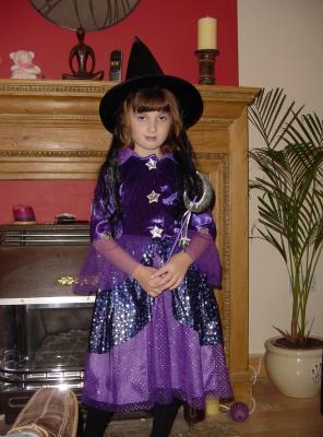 Kayleigh on Halloween night Oct 05