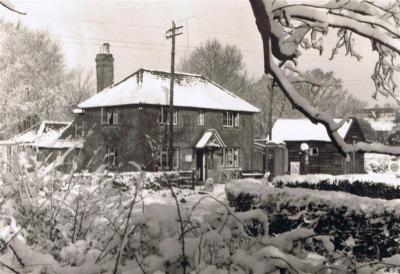 Ecchinswell post office winter