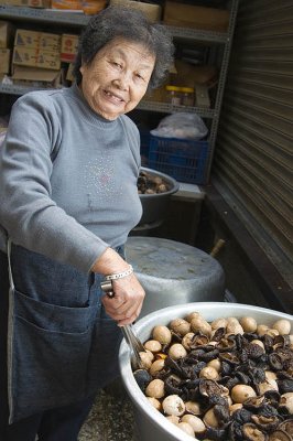 82 year-old vendor of Tea Leaves Eggs