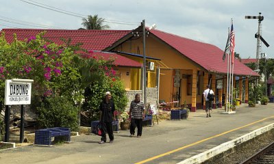 Station at Dabong, Kelantan