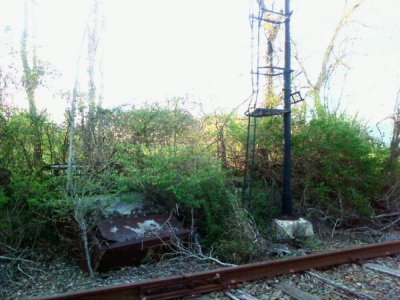 old signal tower and controller