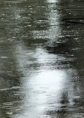 Rain on Parking Lot