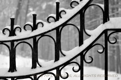 Day 3 - Wednesday Dec 9 - RESERVOIR GATE IN SNOW