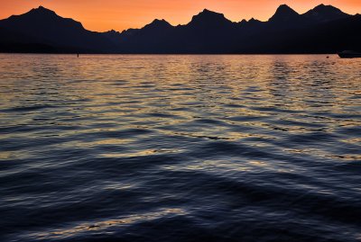 McDonald Lake Sunrise Color