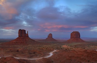 Monument Valley Mittens Sunset 1