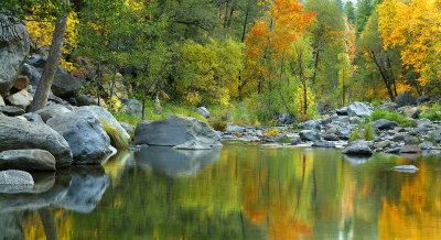 AZ - Oak Creek Fall Color Reflection 1