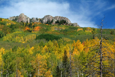 Kebler Pass - Castle Rock Fall Colors