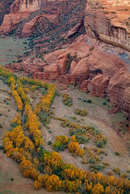 Canyon de Chelly - Twilight From Above