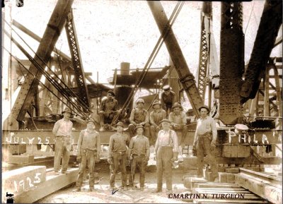 BRIDGE CONSTRUCTION USA 1925 
