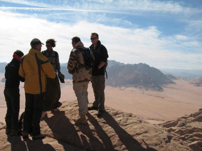 We travel as far south as we can and are overlooking Saudi Arabia from this point -- same old, same old for me...