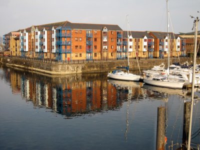 Swansea dockside