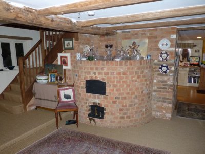 The home's historical oven -- now not in use.