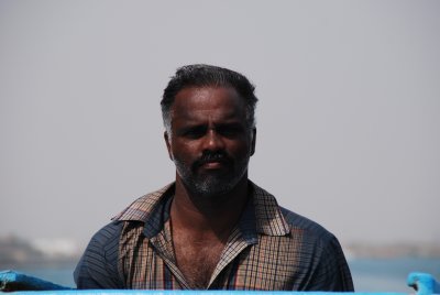 Our pilot of the ferry back to the mainland.