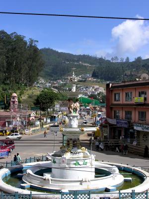 Ooty is an old colognial town or 'hillstation.'  This is Charings Cross.