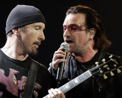 The Edge and Bono