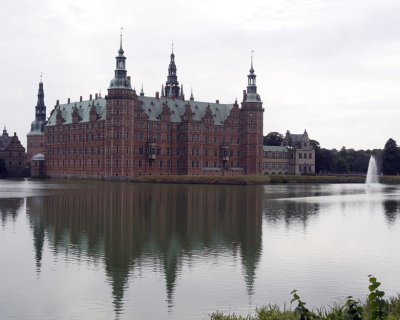 Frederiksborg Slot (Castle) in Hillerod, Denmark