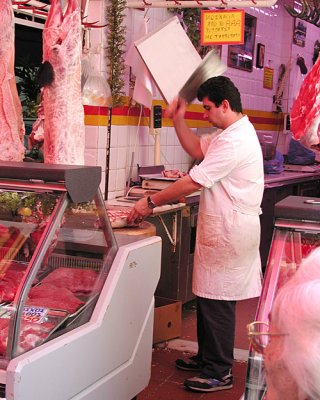 Butcher in Athens