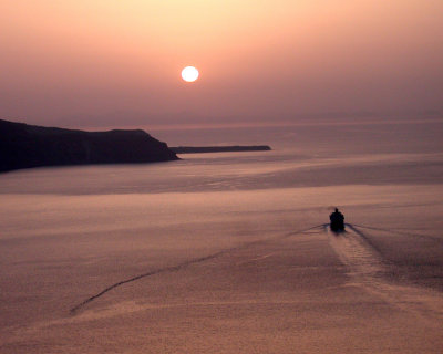 Sunset in Santorini