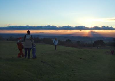 Jan 1 - Sunset over Abberley