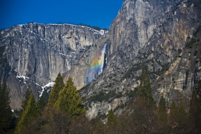 Upper Yosemite Falls Rainbow 2