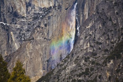 Upper Yosemite Falls Rainbow 3