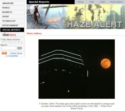 Channel News Asia Haze Alert