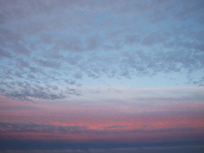 Clouds and Pink Sky