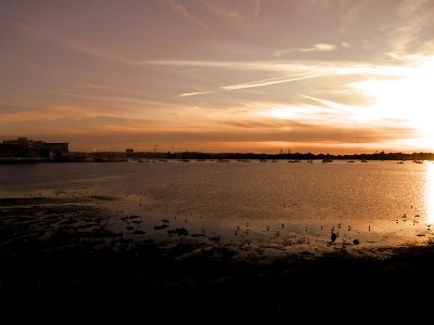 Sunset over Poole
