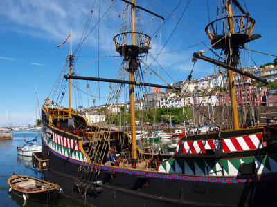 The Golden Hind at Brixham Harbour