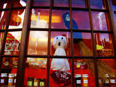 Bakery Shop Window Display for Halloween