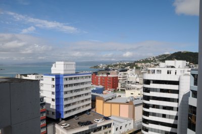 The view of Wellington from my hotel window