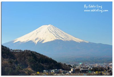 Mt Fuji from Kawaguchiko