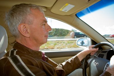 Driving on the California Freeway
