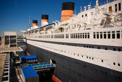 The Queen Mary in Long Beach CA