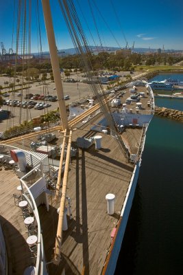 Bow of the Queen Mary