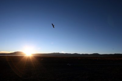 Lever de soleil sur la Cordillre