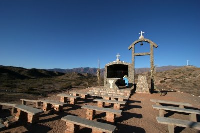 Chapelle  ciel ouvert, valles Calchaqui
