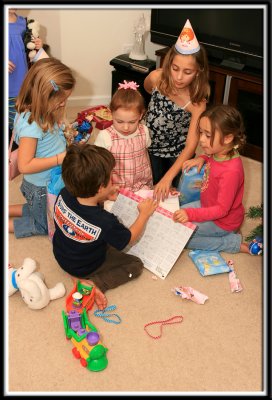 Noelle gets lots of presents from her great friends