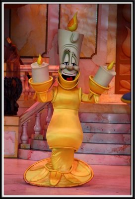 Lumiere in the Beauty And The Beast live show
