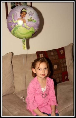 Noelle's Princess and the Frog balloon