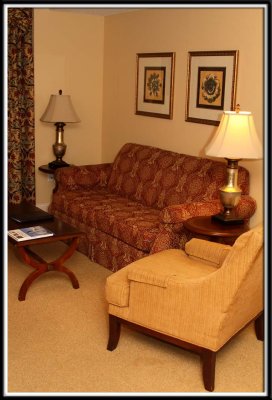 Our living room at the Anderson
