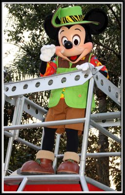 Mickey Mouse in the Jammin' Jungle Parade